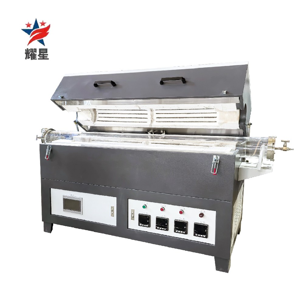 多温区开启式真空气氛管式电阻炉